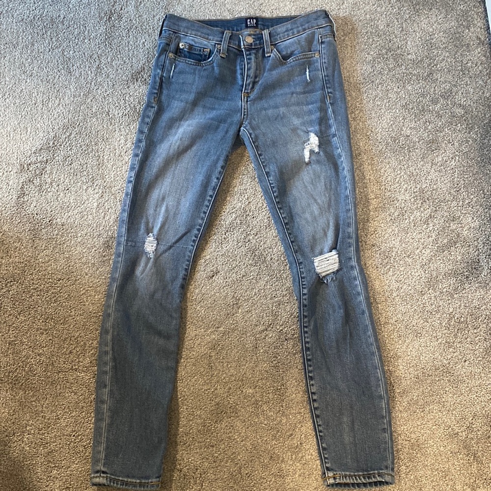 Gap Jeans 24 Petite True Skinny.